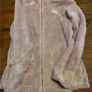 Pink Fuzzy Zip-Up Jacket